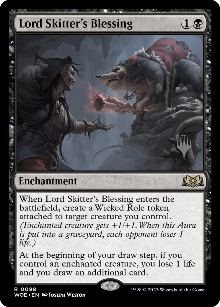 Lord Skitter's Blessing (Promo Pack) [Wilds of Eldraine Promos] | Gamer Loot