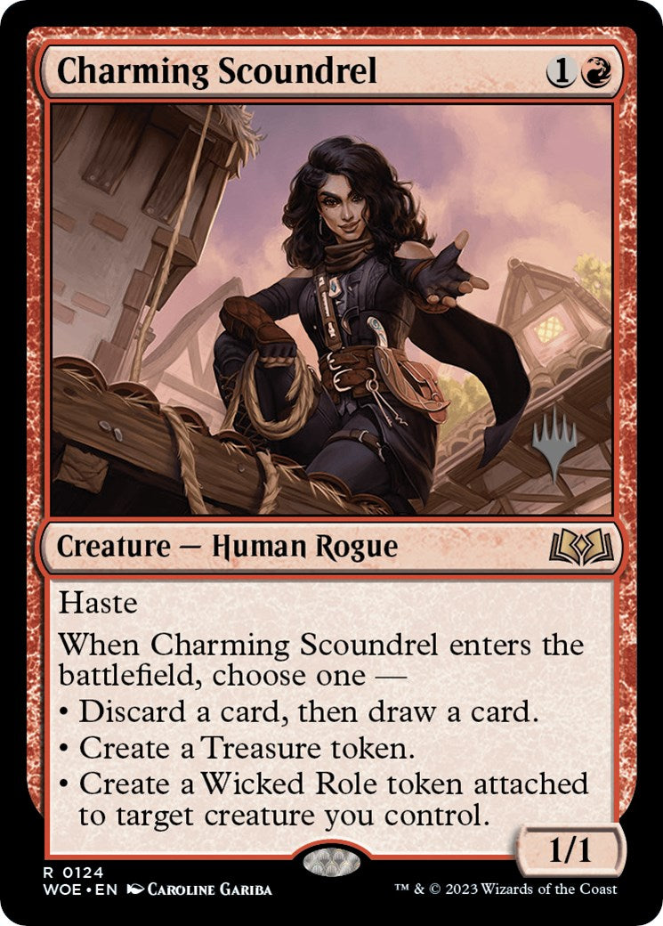 Charming Scoundrel (Promo Pack) [Wilds of Eldraine Promos] | Gamer Loot