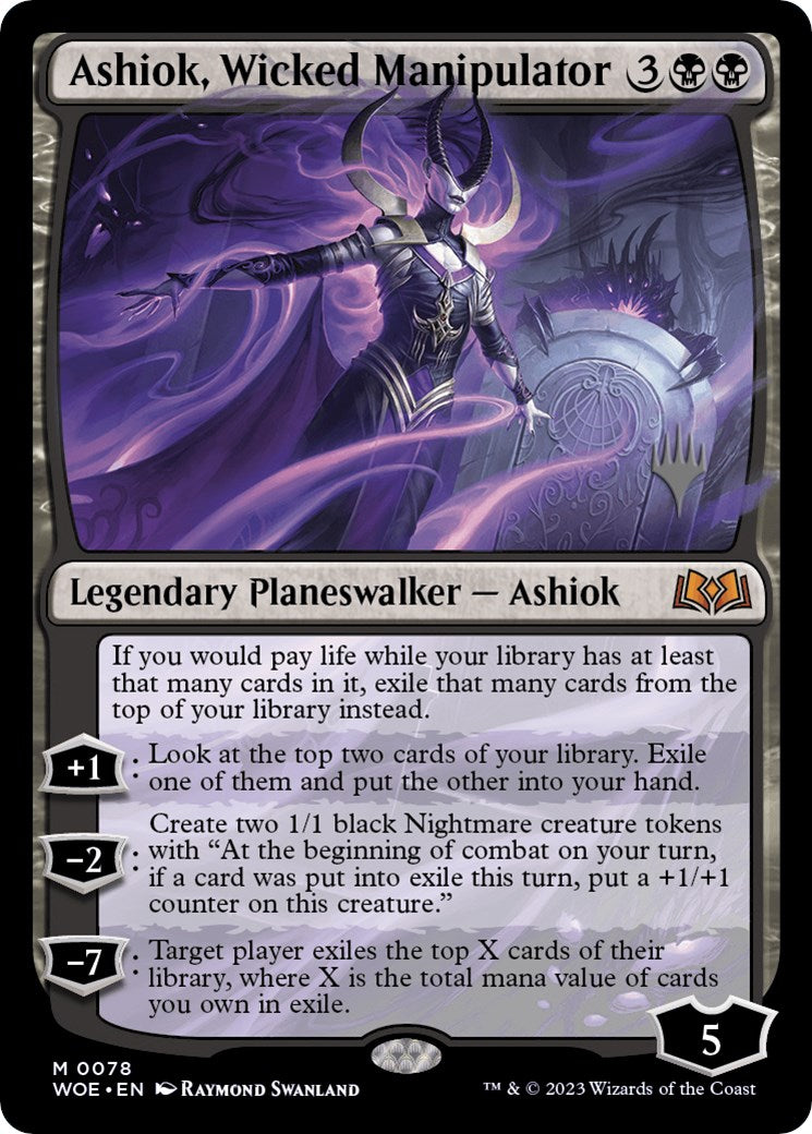 Ashiok, Wicked Manipulator (Promo Pack) [Wilds of Eldraine Promos] | Gamer Loot