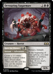 Devouring Sugarmaw // Have for Dinner(Promo Pack) [Wilds of Eldraine Promos] | Gamer Loot