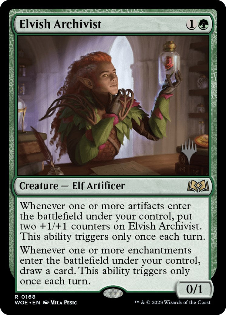 Elvish Archivist (Promo Pack) [Wilds of Eldraine Promos] | Gamer Loot