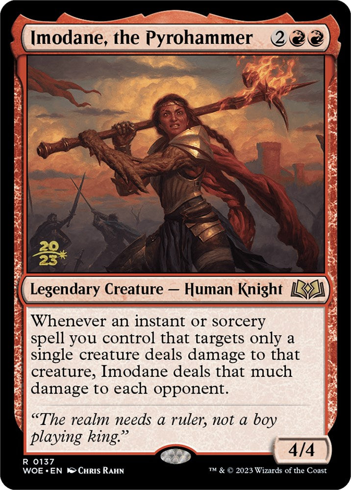 Imodane, the Pyrohammer [Wilds of Eldraine Prerelease Promos] | Gamer Loot