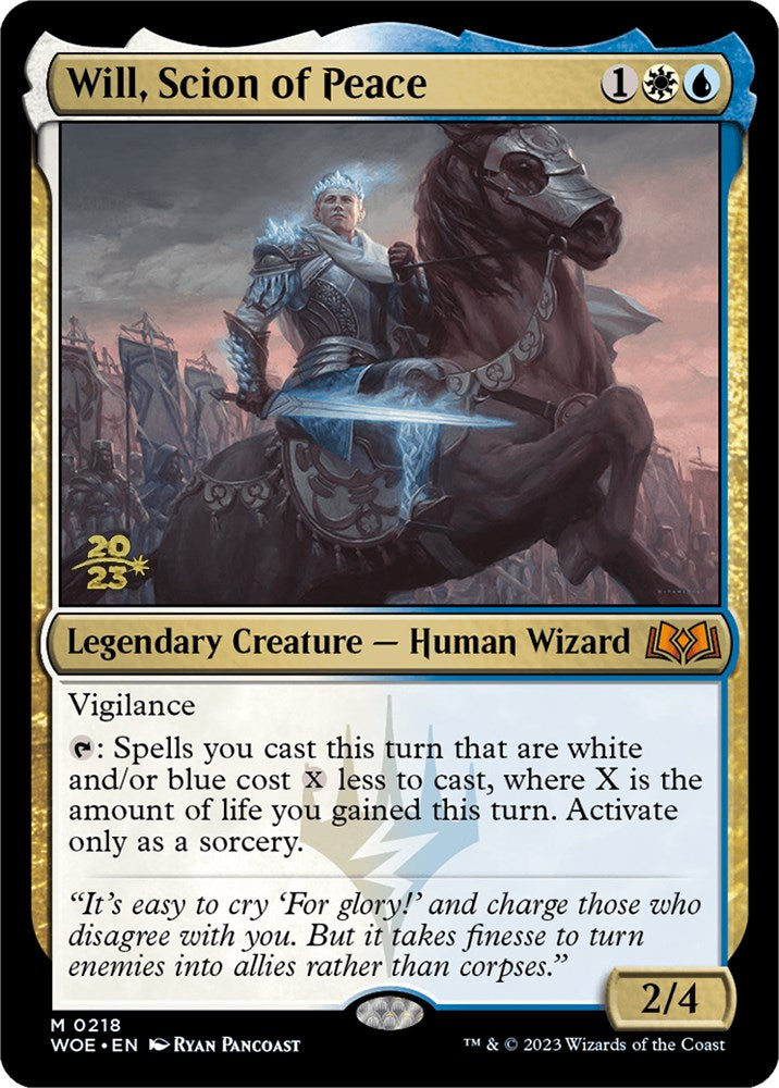 Will, Scion of Peace [Wilds of Eldraine Prerelease Promos] | Gamer Loot