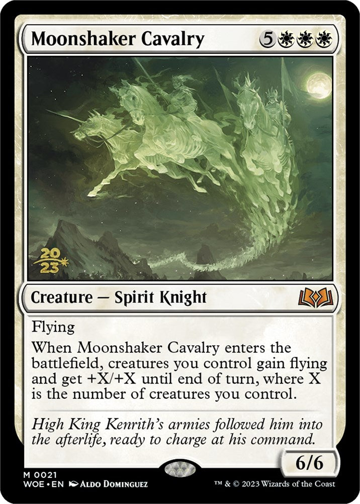 Moonshaker Cavalry [Wilds of Eldraine Prerelease Promos] | Gamer Loot