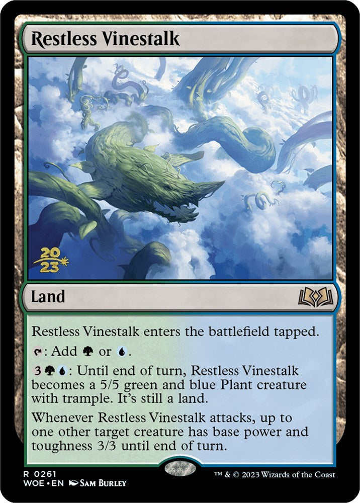 Restless Vinestalk [Wilds of Eldraine Prerelease Promos] | Gamer Loot