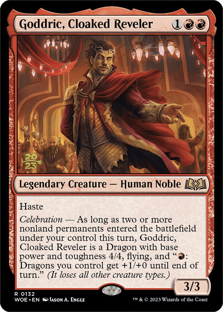 Goddric, Cloaked Reveler [Wilds of Eldraine Prerelease Promos] | Gamer Loot