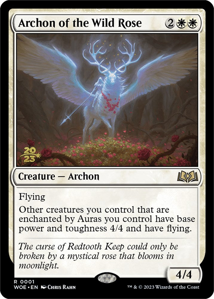 Archon of the Wild Rose [Wilds of Eldraine Prerelease Promos] | Gamer Loot