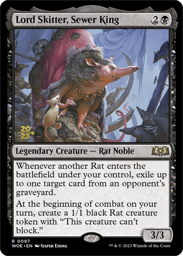 Lord Skitter, Sewer King [Wilds of Eldraine Prerelease Promos] | Gamer Loot