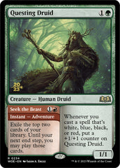 Questing Druid // Seek the Beast [Wilds of Eldraine Prerelease Promos] | Gamer Loot