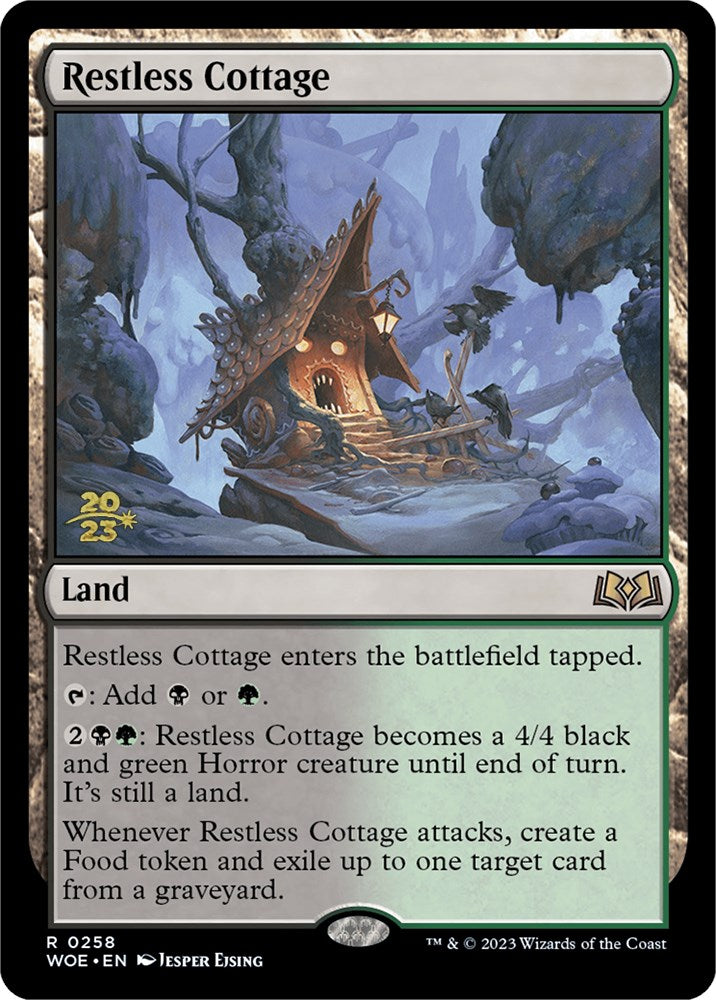 Restless Cottage [Wilds of Eldraine Prerelease Promos] | Gamer Loot