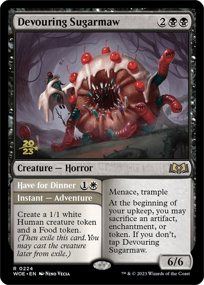 Devouring Sugarmaw // Have for Dinner [Wilds of Eldraine Prerelease Promos] | Gamer Loot