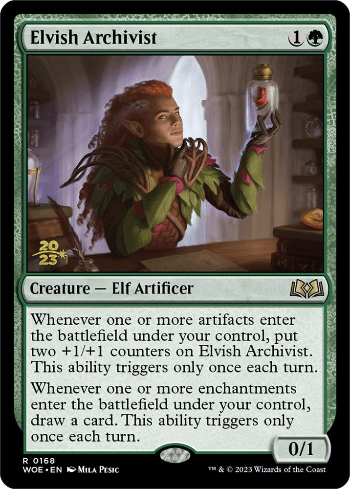 Elvish Archivist [Wilds of Eldraine Prerelease Promos] | Gamer Loot