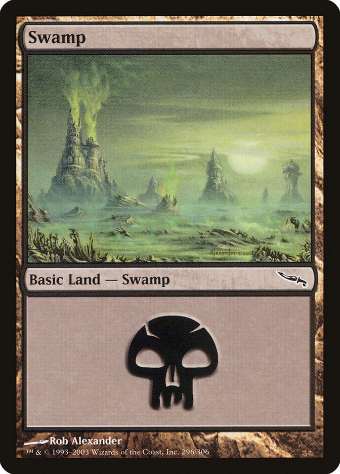 Swamp (296) [Mirrodin] | Gamer Loot