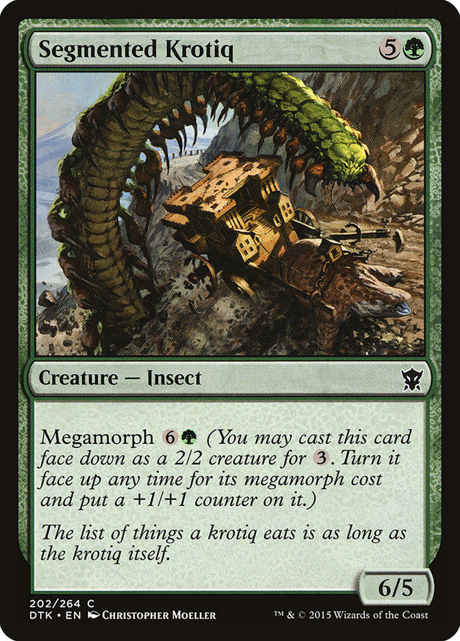 Segmented Krotiq [Dragons of Tarkir] | Gamer Loot