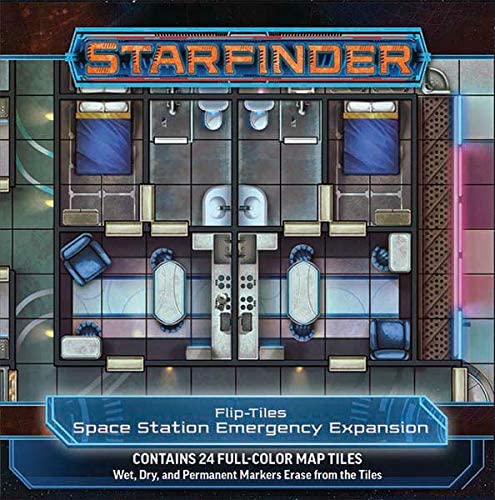 Starfinder Flip-Tiles: Space Station Emergency Expansion | Gamer Loot