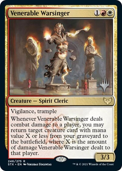 Venerable Warsinger (Promo Pack) [Strixhaven: School of Mages Promos] | Gamer Loot