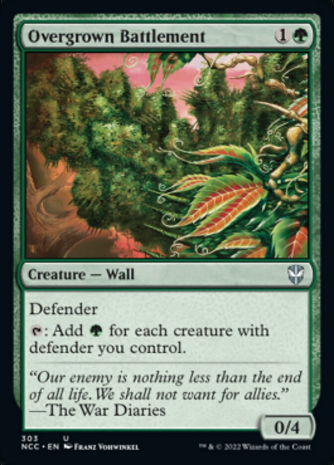 Overgrown Battlement [Streets of New Capenna Commander] | Gamer Loot