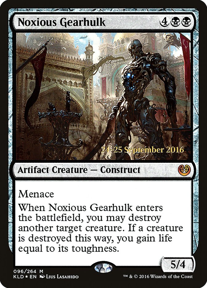 Noxious Gearhulk  [Kaladesh Prerelease Promos] | Gamer Loot