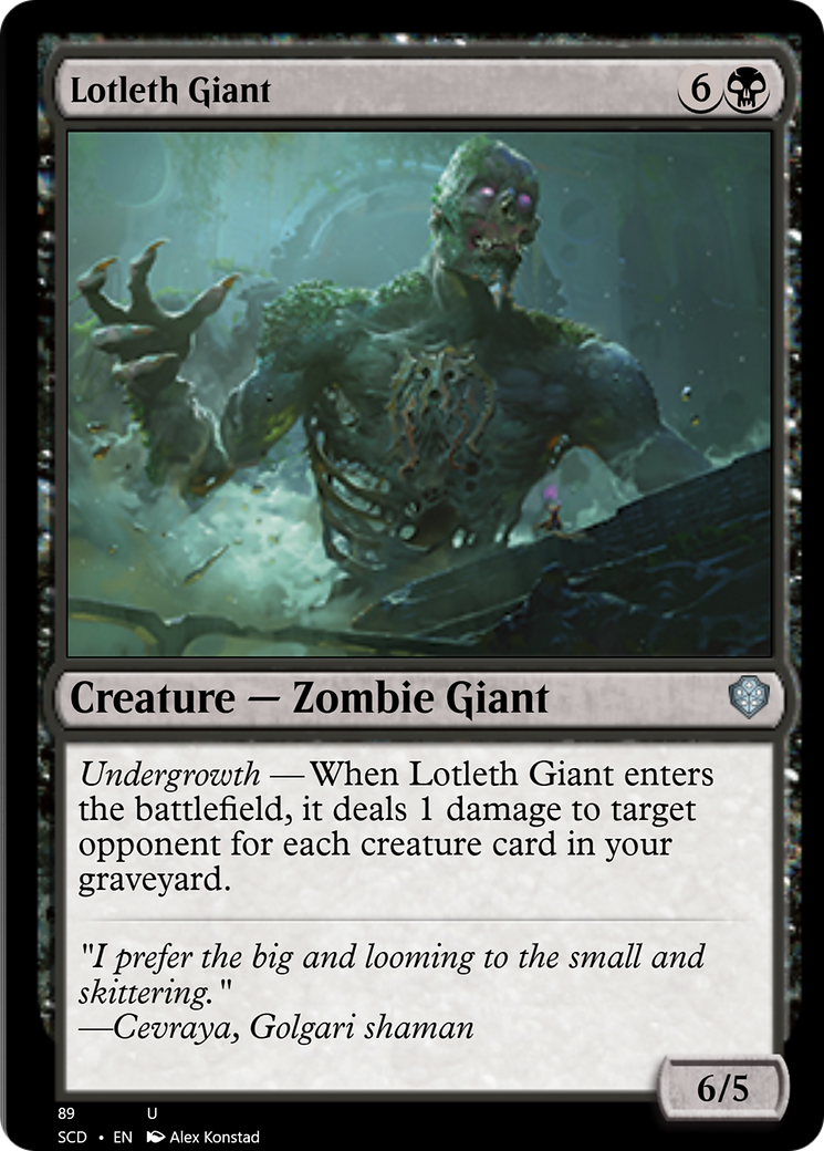 Lotleth Giant [Starter Commander Decks] | Gamer Loot