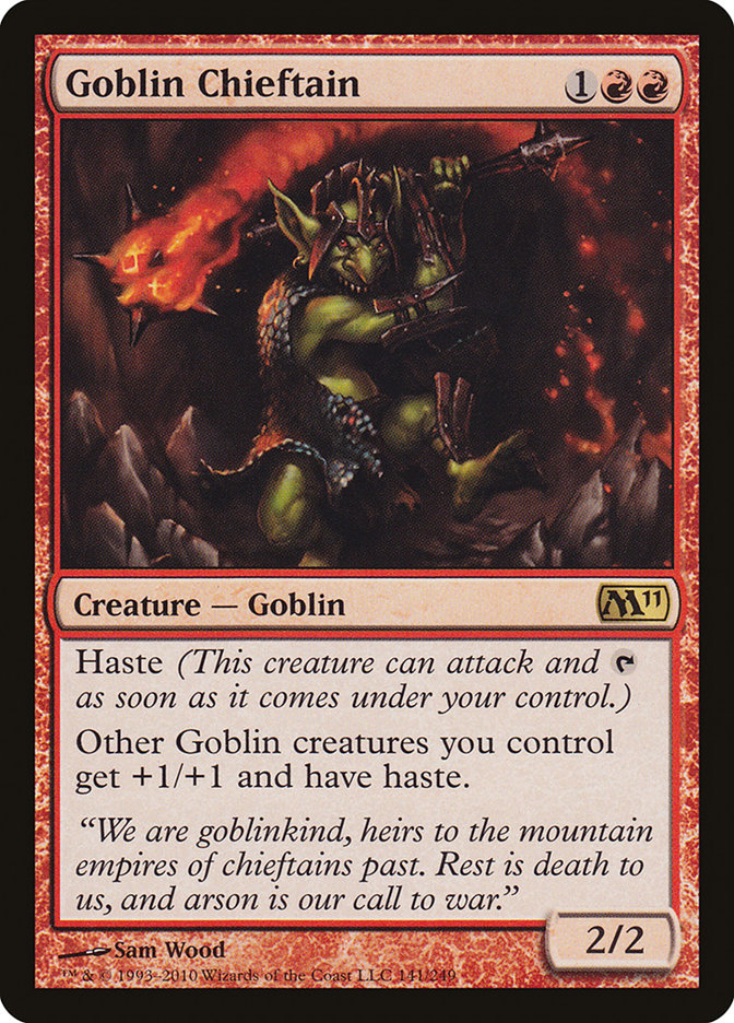 Goblin Chieftain [Magic 2011] | Gamer Loot