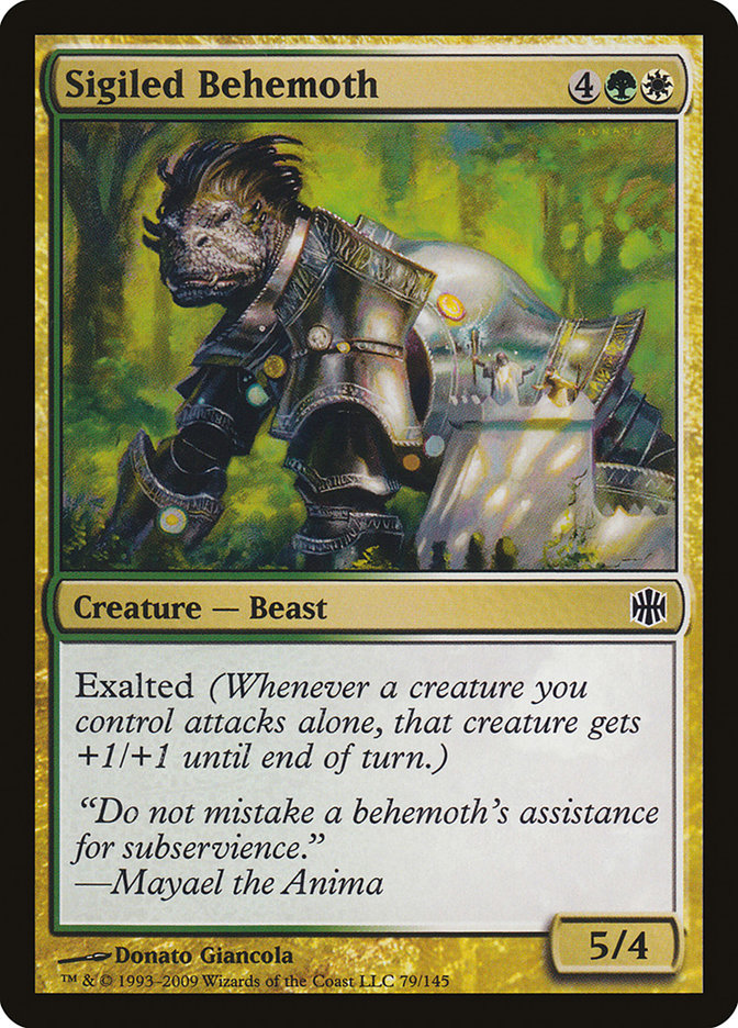 Sigiled Behemoth [Alara Reborn] | Gamer Loot