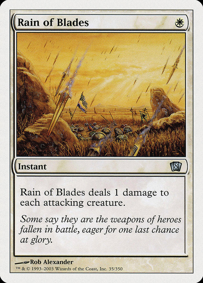 Rain of Blades [Eighth Edition] | Gamer Loot