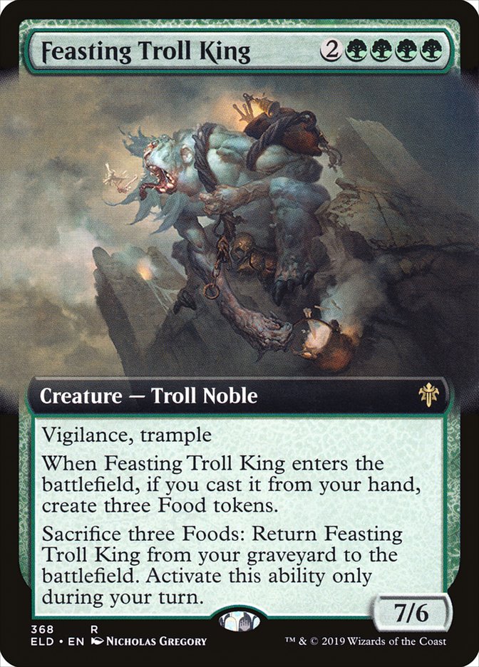 Feasting Troll King (Extended) [Throne of Eldraine] | Gamer Loot