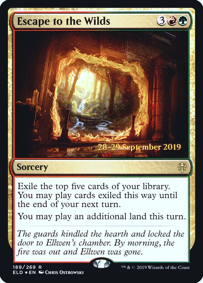 Escape to the Wilds  [Throne of Eldraine Prerelease Promos] | Gamer Loot