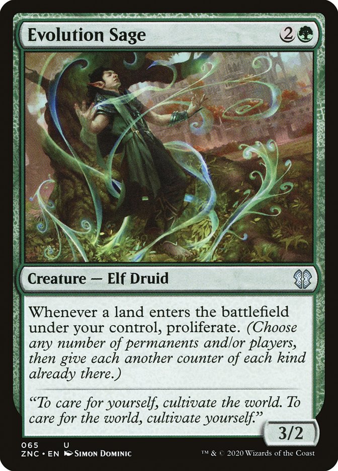 Evolution Sage [Zendikar Rising Commander] | Gamer Loot