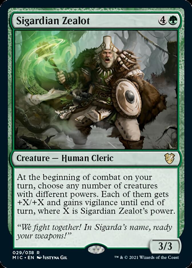 Sigardian Zealot [Innistrad: Midnight Hunt Commander] | Gamer Loot