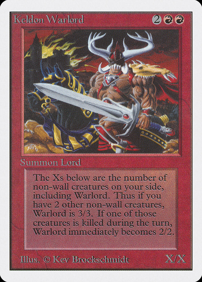 Keldon Warlord [Unlimited Edition] | Gamer Loot