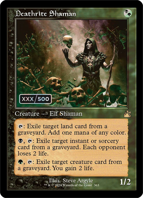 Deathrite Shaman (Retro) (Serialized) [Ravnica Remastered] | Gamer Loot