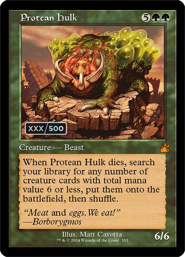 Protean Hulk (Retro) (Serialized) [Ravnica Remastered] | Gamer Loot