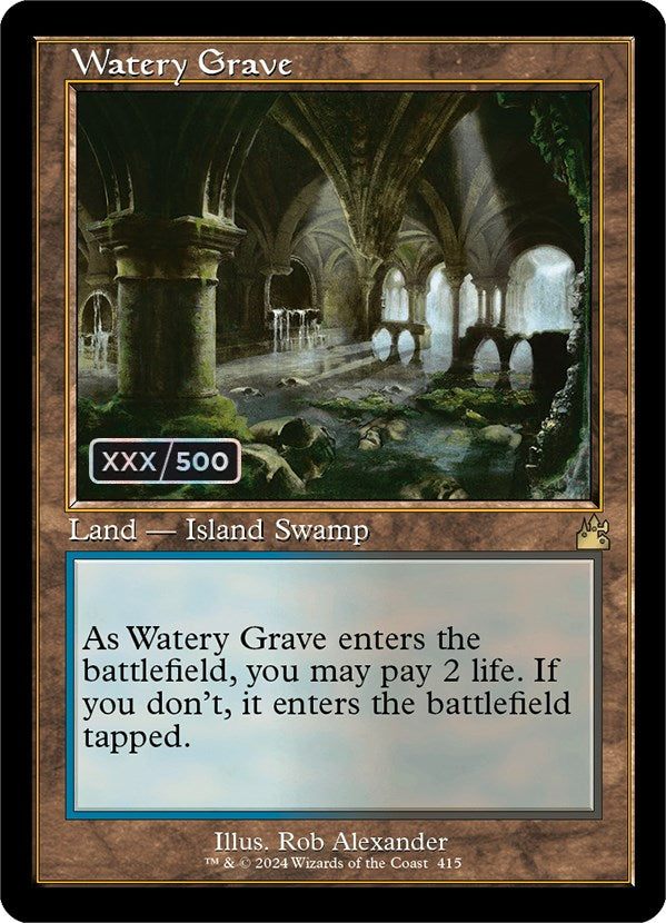 Watery Grave (Retro) (Serialized) [Ravnica Remastered] | Gamer Loot