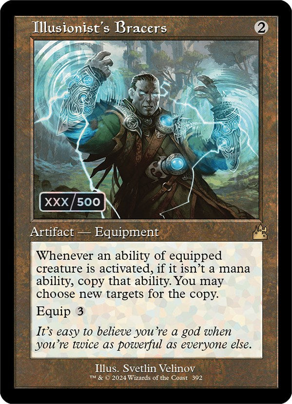 Illusionist's Bracers (Retro) (Serialized) [Ravnica Remastered] | Gamer Loot