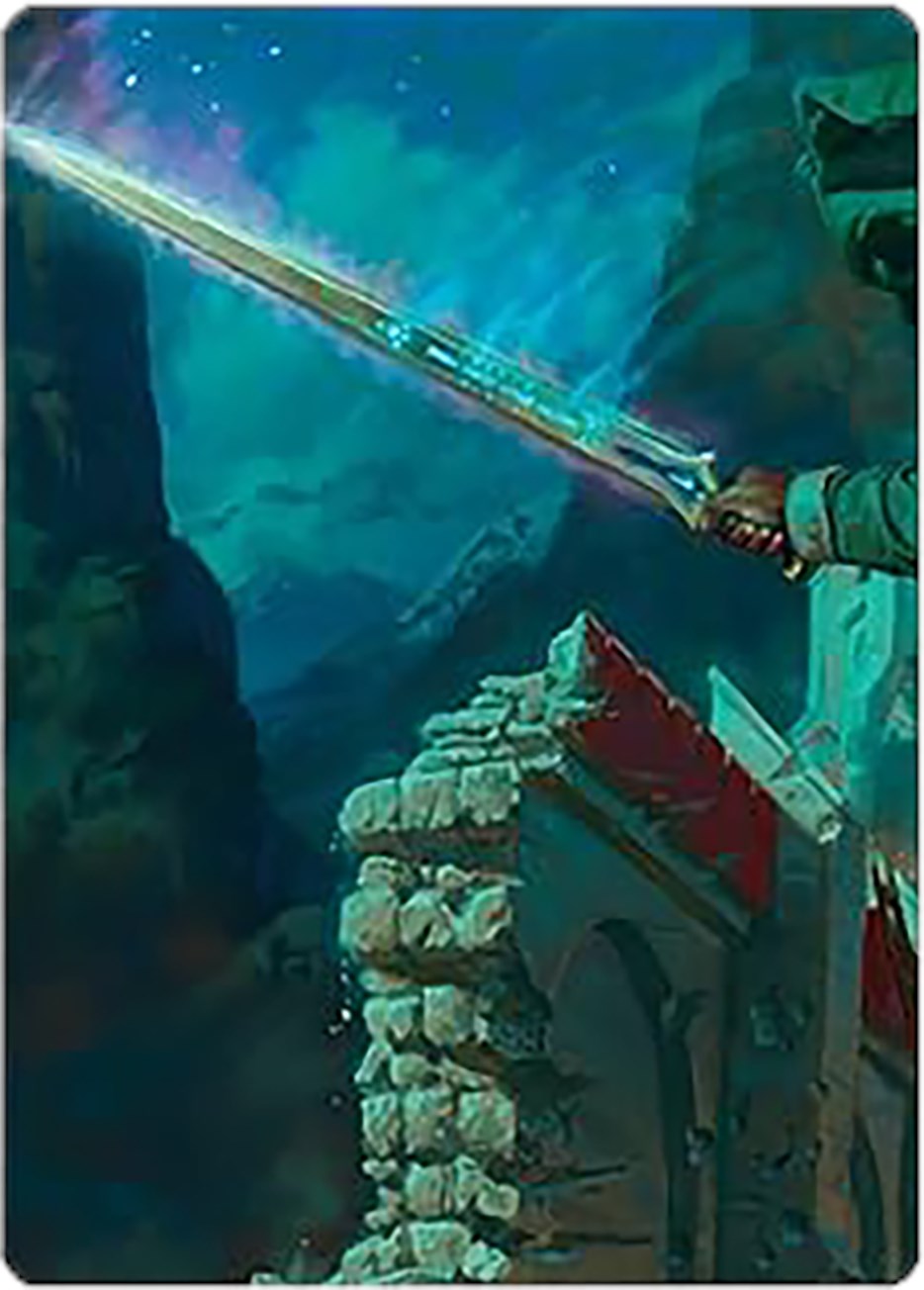 Anduril, Narsil Reforged Art Card [The Lord of the Rings: Tales of Middle-earth Art Series] | Gamer Loot