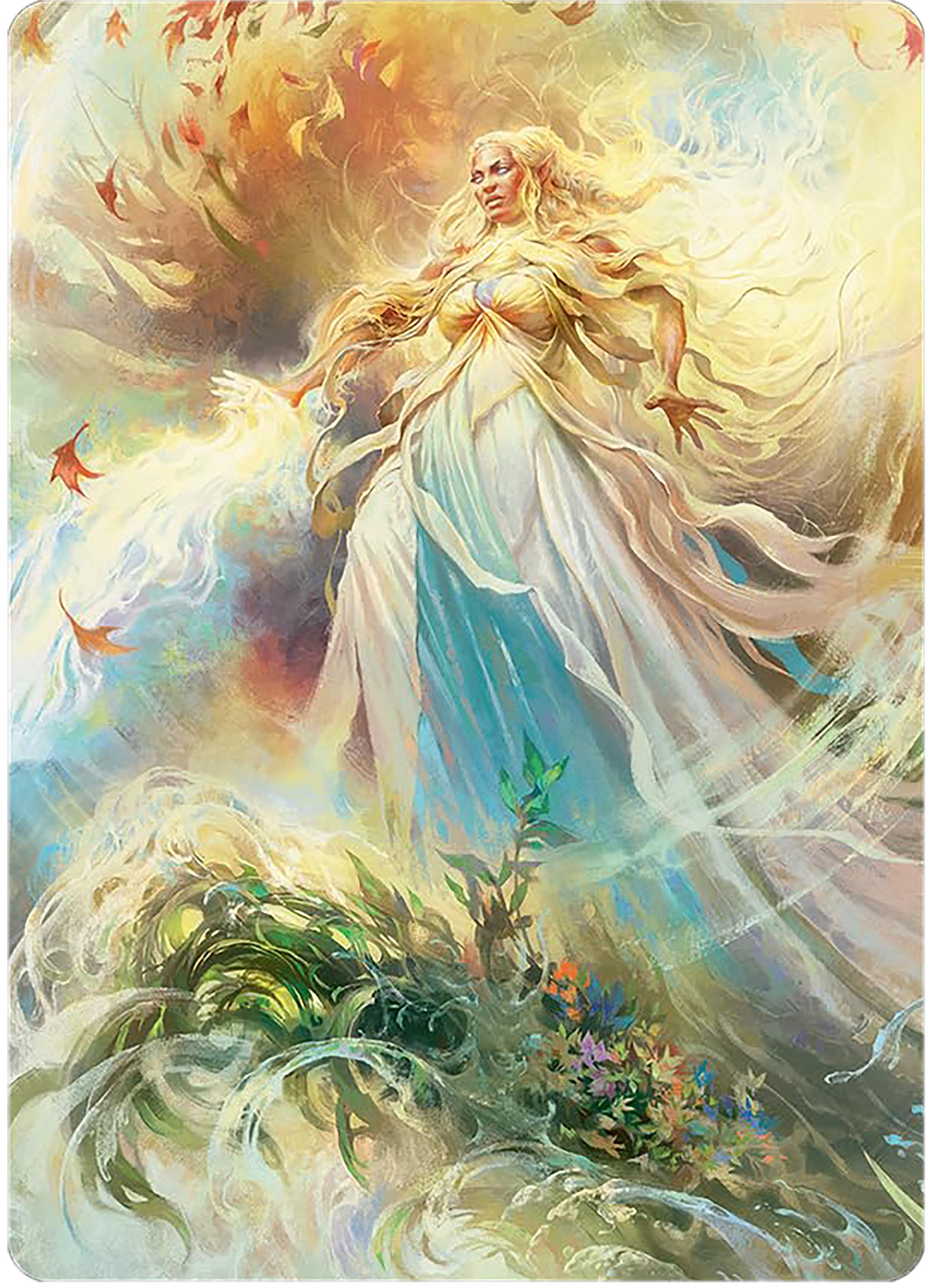 Galadriel, Light of Valinor Art Card [The Lord of the Rings: Tales of Middle-earth Art Series] | Gamer Loot