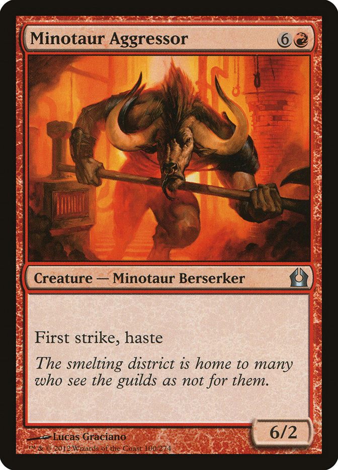 Minotaur Aggressor [Return to Ravnica] | Gamer Loot