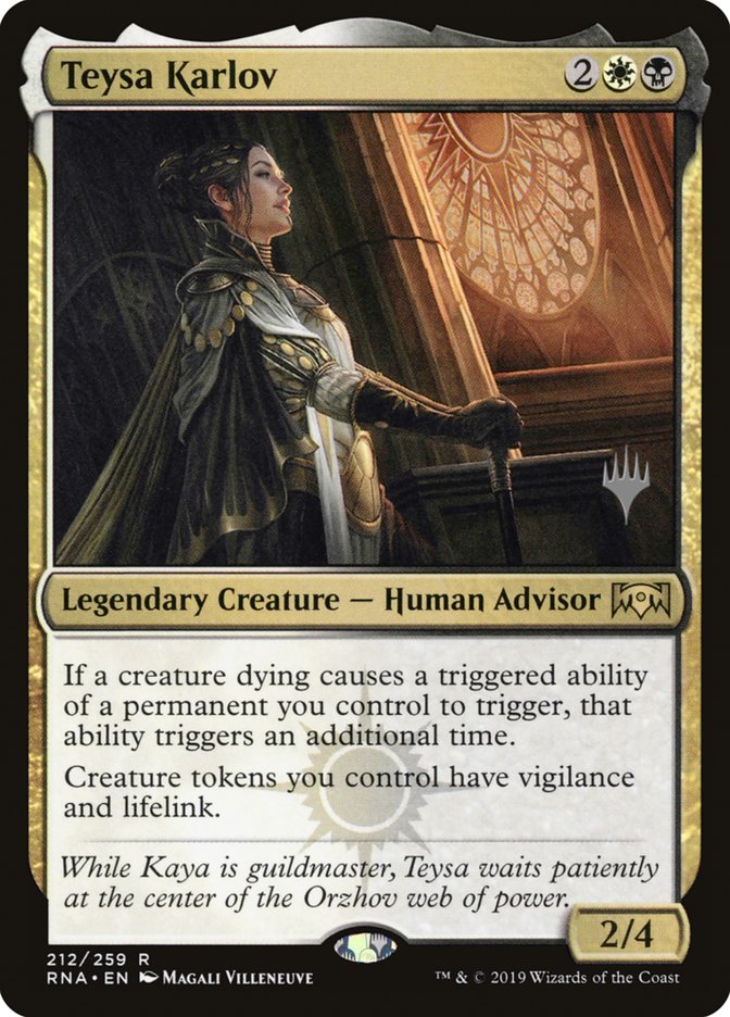 Teysa Karlov (Promo Pack) [Ravnica Allegiance Promos] | Gamer Loot