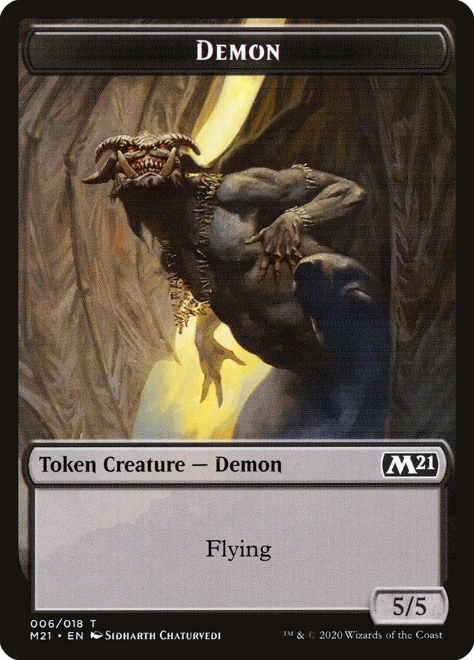 Demon [Core Set 2021 Tokens] | Gamer Loot