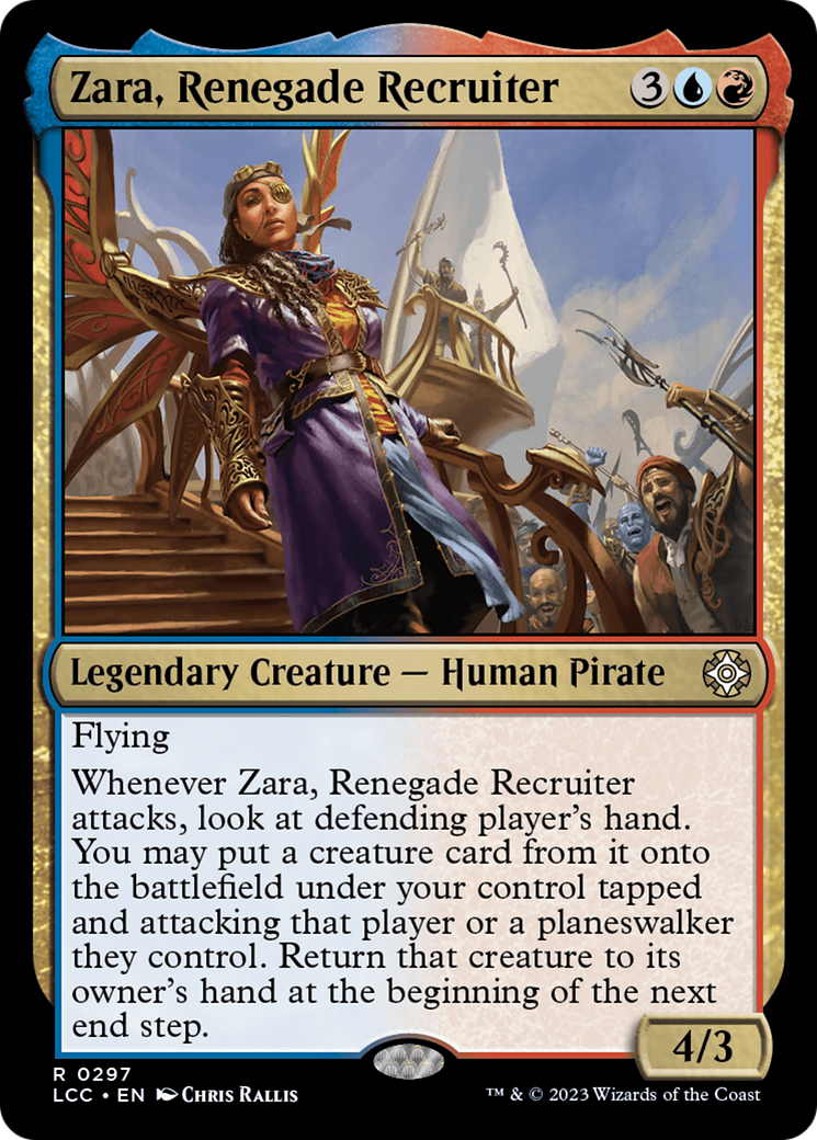 Zara, Renegade Recruiter [The Lost Caverns of Ixalan Commander] | Gamer Loot
