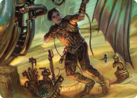 Mishra, Excavation Prodigy Art Card [The Brothers' War Art Series] | Gamer Loot