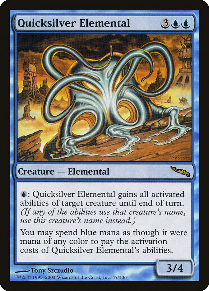 Quicksilver Elemental [Mirrodin] | Gamer Loot