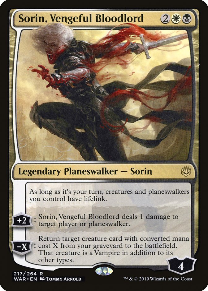 Sorin, Vengeful Bloodlord [War of the Spark] | Gamer Loot