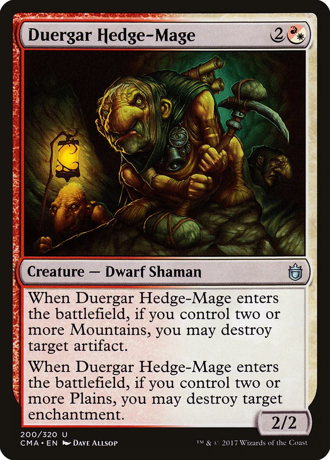 Duergar Hedge-Mage [Commander Anthology] | Gamer Loot