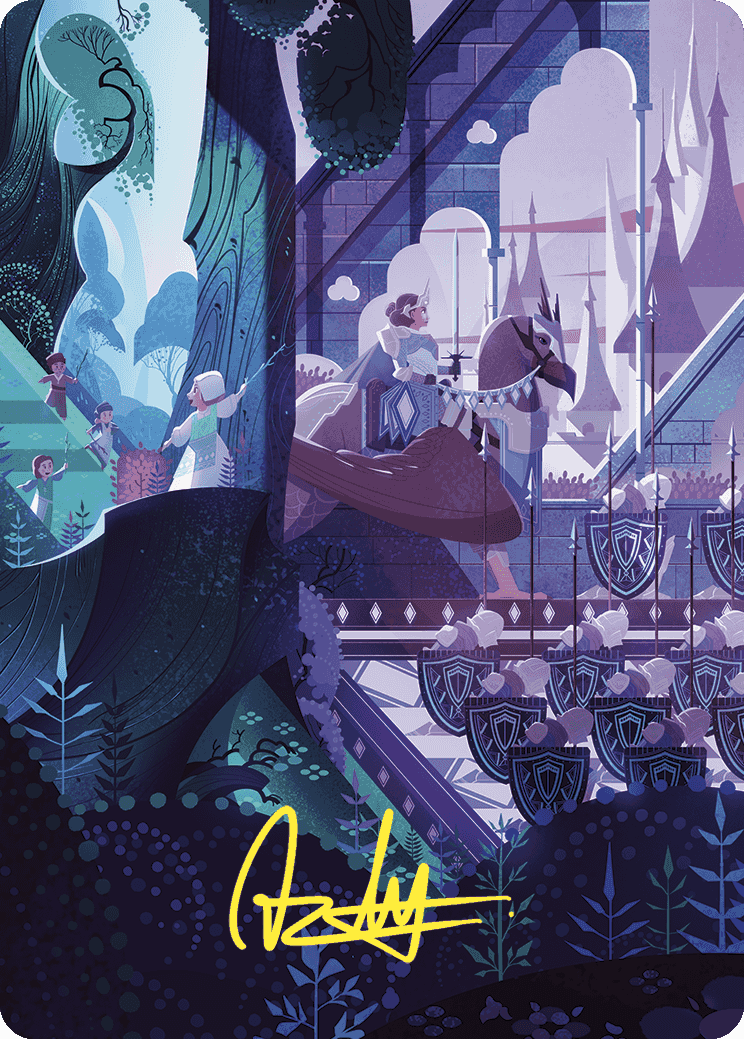 As Foretold Art Card (Gold-Stamped Signature) [Wilds of Eldraine Art Series] | Gamer Loot