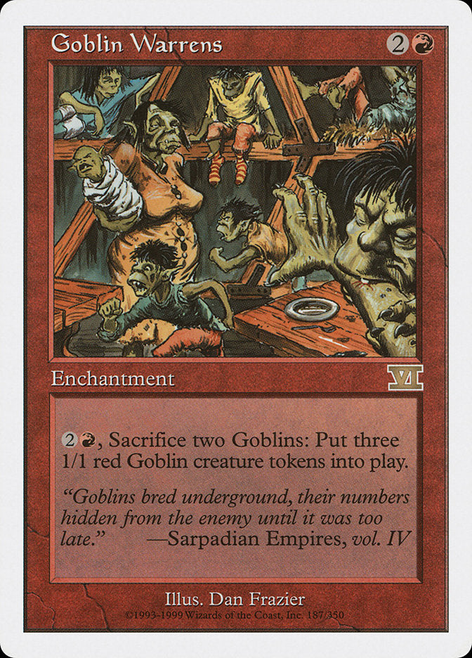 Goblin Warrens [Classic Sixth Edition] | Gamer Loot