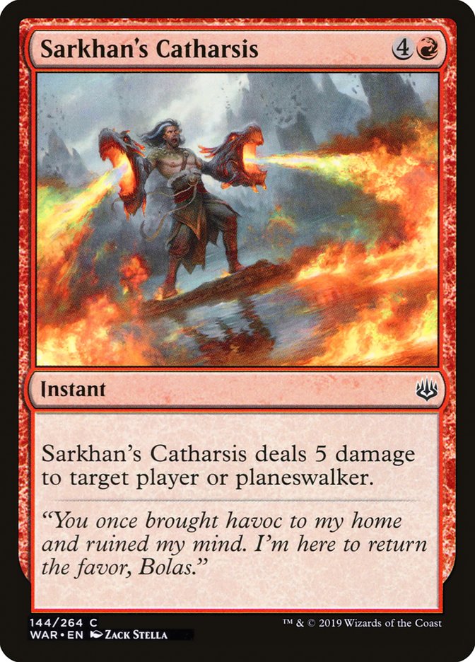 Sarkhan's Catharsis [War of the Spark] | Gamer Loot