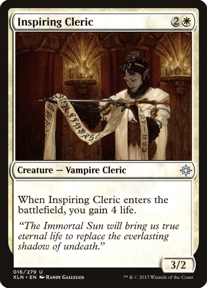 Inspiring Cleric [Ixalan] | Gamer Loot