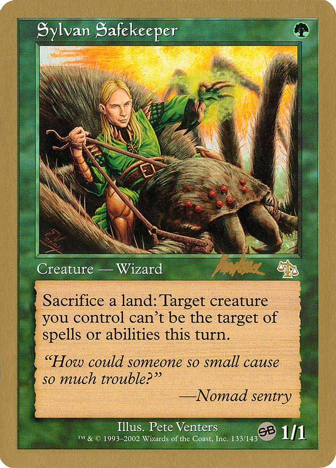 Sylvan Safekeeper (Brian Kibler) (SB) [World Championship Decks 2002] | Gamer Loot